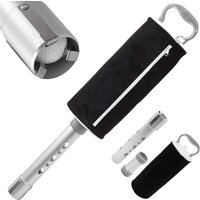 HOW TRUE Golf Ball Shag Bag with Aluminum Handle and Frame | Shag Bag for Golf Balls Golf Ball Retriever | Hold up to 70 Balls