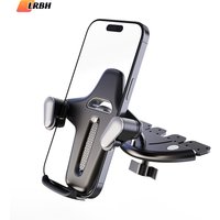 Sturdy CD Slot Phone Mount with One Hand Operation Design, Compatible with All Smartphone Mobile