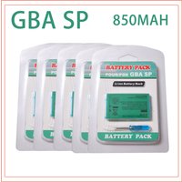 1-10pcs Rechargeable GBA SP Battery 3.7V 850mAh for GBA GameBoy Advance SP Gaming Console with Screwdriver