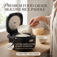 Silicone Spoon Non-stick Cooking Spoon Ant-scalding Pot Rice High-temperature-resistant Spoon Durable Kitchen Gadgets