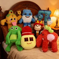 HOT! Steal A Brainrot Esok Sekolah Plush Hot Game Peripheral Plushie Cute Cartoon No. 9 House Stuffed Doll Toy Gamer Fans Gift