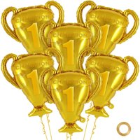 3/4/6pcs 25inch Champion Trophy Foil Aluminum Balloons Football Basketball Birthday Party Sports Competition Themed Decoration
