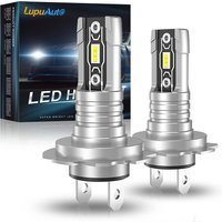 2pcs LED H7 H4 9005 9006 HB3 HB4 Headlights Bulb Canbus 1:1 for Car Auto 12V 6000K White 18000LM Driving LED Fog Light Lupuauto