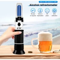 Handheld Alkohol Zucker Refraktometer Wein Konzentration Meter Densitometer 0-25 % Alkohol Bier 0-40 % Brix Trauben Refraktometer