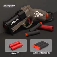 For Mini S686 Foam Bullet Blaster Toy Gun Soft Bullet Launcher Airsoft Outdoor Play Gun 'Adult Pistol