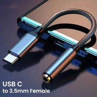 USB Type C to 3 5mm Earphone Adapter Digital DAC Audio Cable Compatible with iPhone 15 Samsung Xiaomi Google Pixel