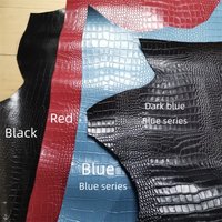 Customized The First Layer Cowhide Embossed Leather Bag, 1.2mm Thick, Crocodile Pattern, Leather Goods, DIY