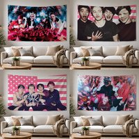 5 S-Seconds S-Summer Rock Band Outdoor-Flagge für Zuhause, Camping, Party, Club, Dekoration, Garten, Hof, Wandbehang, Banner