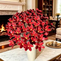 6Pcs Handmade Ceramic Flowers, Fade-resistant & Passion Eternal.Potted Layout,Graduation,Garden,Wedding & Holiday Gifts