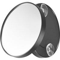 ABRW-10X Makeup Mirror Magnifying Mirror With Two Suction Cups Makeup Tools Round Mirror Big Mirror Ten Times Magnification Blac