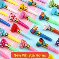 10pcs Party Blower, Colorful Birthday Noisemakers Birthday Blow Horns Party Horns Party Whistles New Years Party Noisemaker
