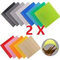 2PCS Classic Baseplates 32x32 16x32 Dots Base Plate MOC Blocks Plastic Building Bricks Assembly Compatible Brand City Friends