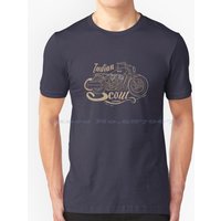 AliExpress COZOK Indian Scout Bobber Indian American Legend Vintage Motorcycle T Shirt 100% Cotton Tee Bike Indian Scout Motorcycle Indian Scout