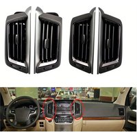 Auto-Lüftungsöffnungen Center A/C Dash Air Vent Assembly, Konsolen-Auslass-Einsatzrahmen für 16–20 Toyota Land Cruiser 200 LC200 Lüftungsgitter