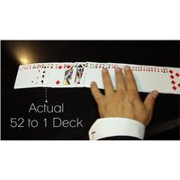 The 52 to 1 Deck (Gimmicks) - Card Magic Tricks Illusions Close up Magic Mentalism Magician Decks Fun magia profesional