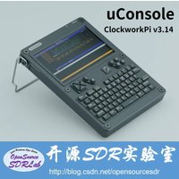 UConsole Kit RPI-CM4 Lite with ClockworkPi V3.14 Motherboard 5.0-inch IPS Screen QWERTY Backlit Keyboard