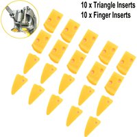 20x Finger Triangle Leverless Inserts Protector For Corghi Hunter Tire Changer 4.5x2.5cm Finger Inserts Triangle Inserts