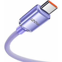 120W USB to Type C Cable For Huawei Xiaomi Samsung VIVO Mobile Phone Super Fast Charging Data Cord Quick Charge Cord 0.25m/1m/2m
