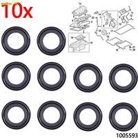 Set of 10 Oil Drain Plug Gaskets 1005593 For Ford Mazda Volvo Jaguar Landrover 13X22X3mm Car Oil Pan Screw Washers Rubber Gasket