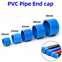1~3PCS I.D 20/25/32/40/50/63mm Blue PVC Pipe End Cap Garden Irrigation Farm Accessories Adapter Aquarium Fish Tank Fittings