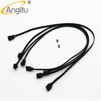 Angitu 12v/5V RGB ARGB DEEPCOOL/Phanteks/Lian-Li/LED Light Strip SM 3Pin/4Pin ARGB Control Adapter Cable-50cm