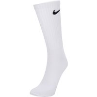 Nike Men's and Women's Socks Dri-Fit Quick-Drying Sports Socks Mid-Calf Length Breathable Training Socks (3 Pairs) Sx7676-100