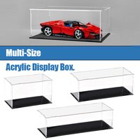 Clear Acrylic Display Case Countertop Box Organizer Stand Dustproof Protection Showcase for Action Figures/Toys/Collectibles