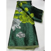 New Arrival African Brocade Lace Fabric Jacquard Organza Fabric High Quality Damask Jacquard for Wedding Evening Dress Sewing