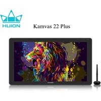 Huion Kamvas 22 Plus 21.5 Inch Graphics Tablet Screen Anti-glare Glass 140%sRGB Drawing Monitor Linux MacOS Android Compatible