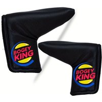 Bogey King Golf Putter Covers Mallet Putter Cover or Blade Putter Headcover Cute Putter Head Cover for Men golf club cover