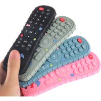 1PC Silicone Baby Toys TV Remote Control Shape Teether Toy BPA Free Silicone Teething Chewing Toy Sensory Baby Accessories