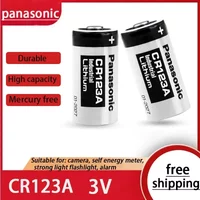 Batterie d'origine pour appareil photo Panasonic 123 Lithium 3V Arlo CR123A CR17345 DL123A EL123A