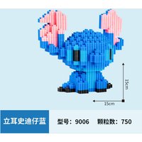 New Creative Animal Building Blocks Stitch Donald Duck Mickey Mouse Assembly Series Puzzle Decompression Toy Ornaments