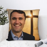 Charlie Kirk Pillow Case Soft Pillow Cover Fashion Pillowcases For Living Room Bed Chair