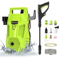 2050PSI Electric High Pressure Washer, 1.6GPM 2300W Washer with 1-180° Adjustable Nozzle and Detergent Tank for Cleaning Car
