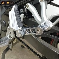 Uniwersalny zestaw regulowanych podnóżków pasażera do motocykla, mocowanie szosowe, męskie mocowanie, uchwyt mocujący podnóżki, przedłużki wspornika.