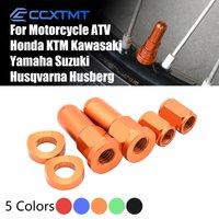 CNC Dirt Bike Rim Lock Nuts Bolts Spacer Motocross Valve Cap For Honda Yamaha Kawasaki Suzuki KTM EXC EXCF SXF XC XCW XCF SX