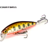 Countbass Sinking Minnow 40mm/1.6" 50mm/2" Wobblers Lures for Fishing, Fixed Weight Trout Fishing Bait Jerk Baits Crankbait