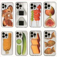 Korean Ins Food Fruit Phone Case For Samsung Galaxy S26 S25 S24 S23 S22 S21 S20 FE Note20 Note10 Edge Plus Ultra Lite 5G Clear