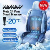 12V Car Summer Ventilation Massage Seat Cushion Breathable Cooling Massagers seat Pads Car Interior Ventilation Seat Pads