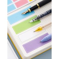 10Pcs Waterproof Colorful Self Adhesive Assorted Stickers Removable Label Stickers Name Tag Bottle File Document School Supplies