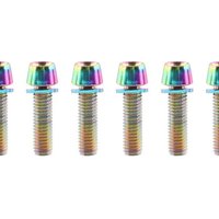 AliExpress NONE 6pcs/set Titanium-plated Bicycle Handlebar Screws M5 * 17MM Stem Riser Bike Handle in Bolts Colorful Fix Bolt