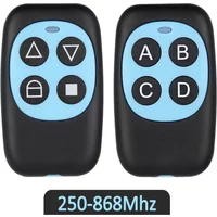 Universal Remote Control for 250-868Mhz Multi Frequency Garage Gate Door Opener Copy Duplicator Automatic Cloning Remote Control