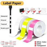 Marklife P15 Thermal Label Sticker Label Paper Tape For Mini Thermal Printer White Color Self-adhesive Paper For P12 Q30 Printer