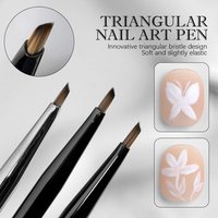 1Pc Nail Art Brushes Japanese Painting Pen Petal Butterfly Nail Art Design Pen Painting Tools Liner Gel Polish Drawing Brush