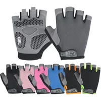 Half Finger Cycling Gloves Breathable Non-slip Outdoor Sports Gloves Shock Absorption Lightweight Durable Gym Training Gloves