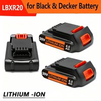3.0Ah-8.0Ah for Black & Decker 20V Max Lithium Replacement Battery BL2018 LBXR20 LB20 LBX20 Cordless Tools