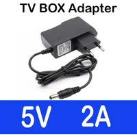 New DC 5V 2A 5.5*2.1mm Converter Adapter AC 100V-240V 5V2A 2000mA Power Supply EU US Plug For T95 X96 Max H96 Android TV Box
