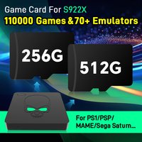 King TF Card For PSP/PS1/N64/DC/SNES/MAME EmuELEC System Game Card For S922X Video Game Consoles With 110000 Games Plug&Play