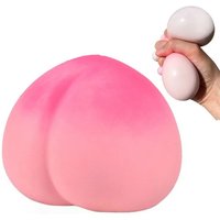 Peach Stress Ball Fruit Squishy Toy Slow Rising Peach Stress Relief Fidget Toy Squeeze Anti-Anxiety Sensory Toy for Adult Gift